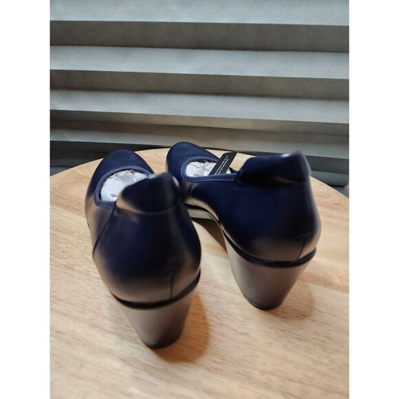 Athlefit Women’s Slip‑On Heels | Blue Dress Shoes | Size 8.5 - Picture 4 of 10